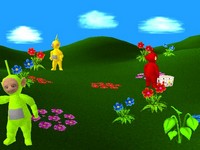 une photo d'Ã©cran de Teletubbies sur Sony Playstation